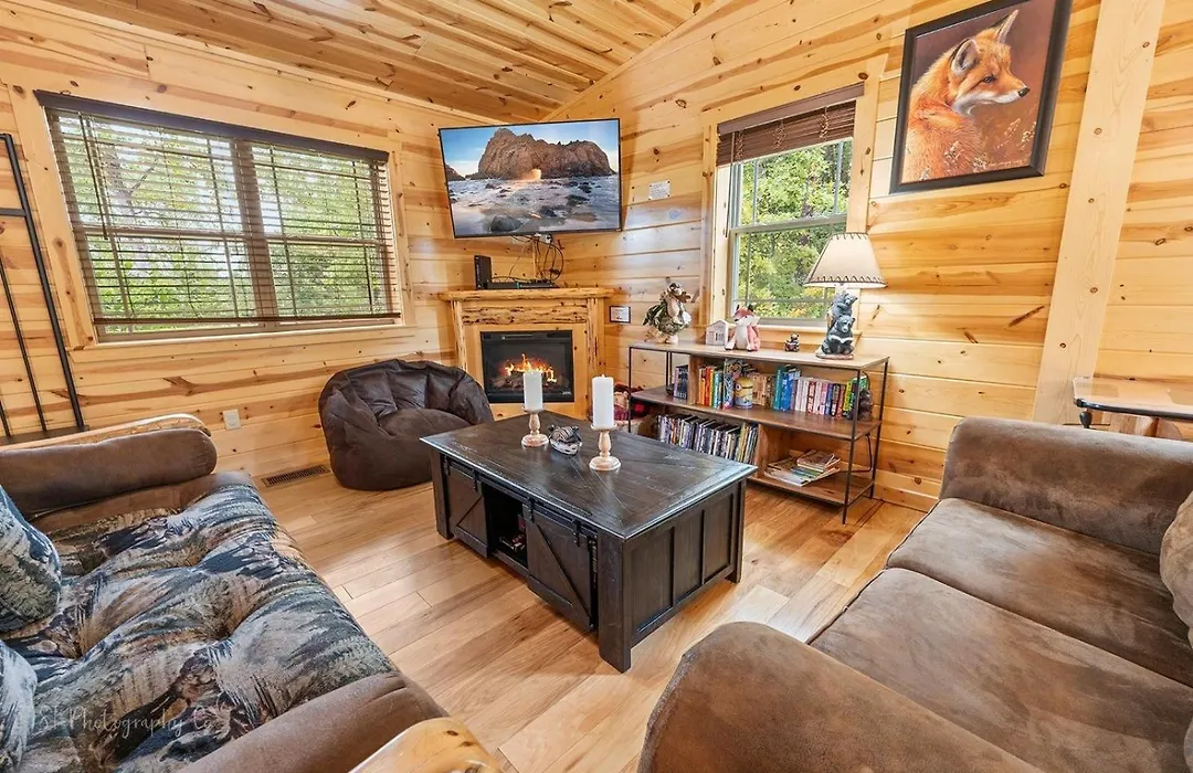 Foxes' Den Cabin With Private Hot Tub-1